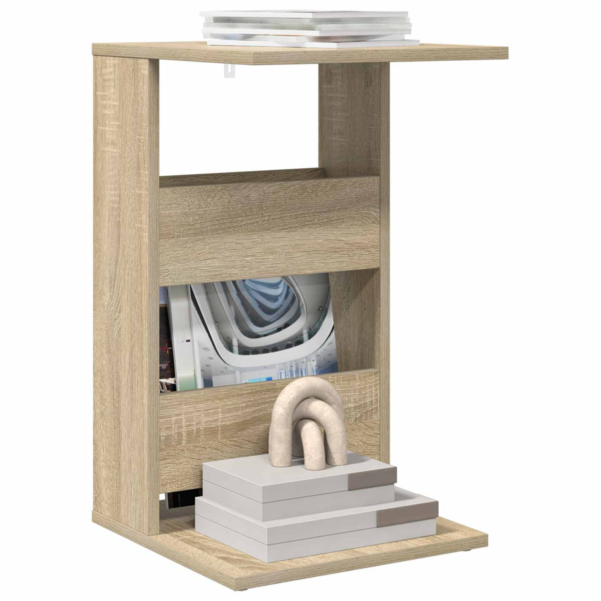 Beistelltisch Sonoma-Eiche 40 x 35 x 60,5 cm Holzwerkstoff
