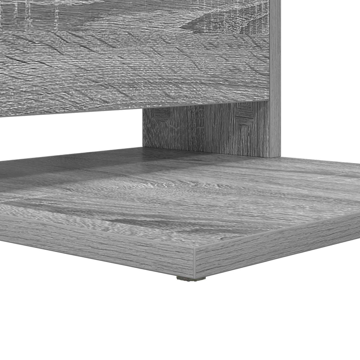 Beistelltisch Sonoma-Grau 40 x 35 x 60,5 cm Holzwerkstoff