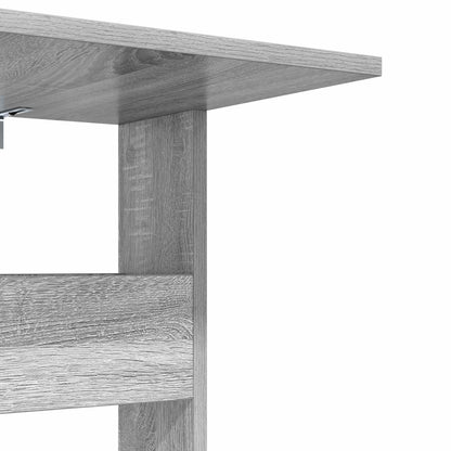 Beistelltisch Sonoma-Grau 40 x 35 x 60,5 cm Holzwerkstoff