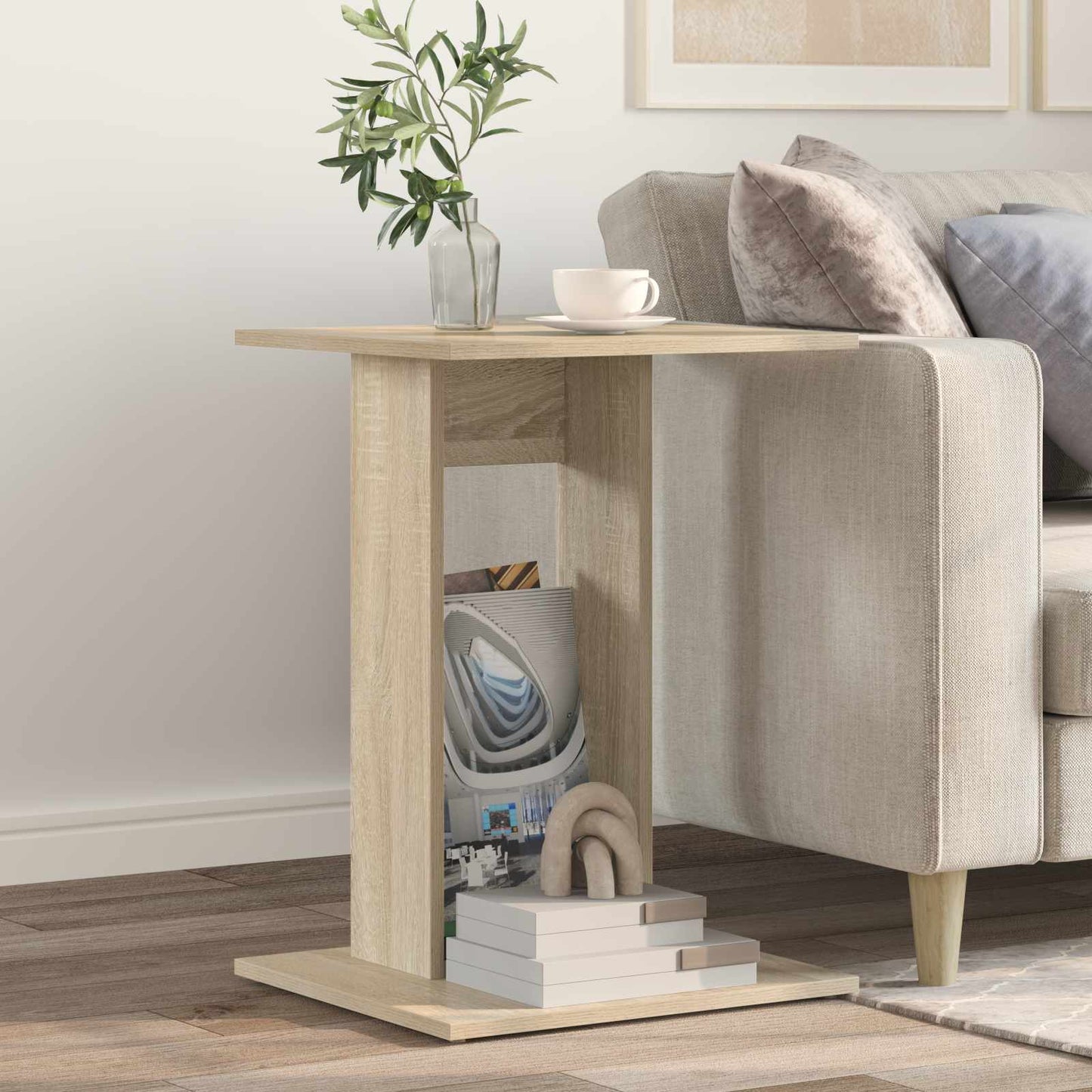 Beistelltisch Sonoma-Eiche 45 x 40 x 62,5 cm Holzwerkstoff