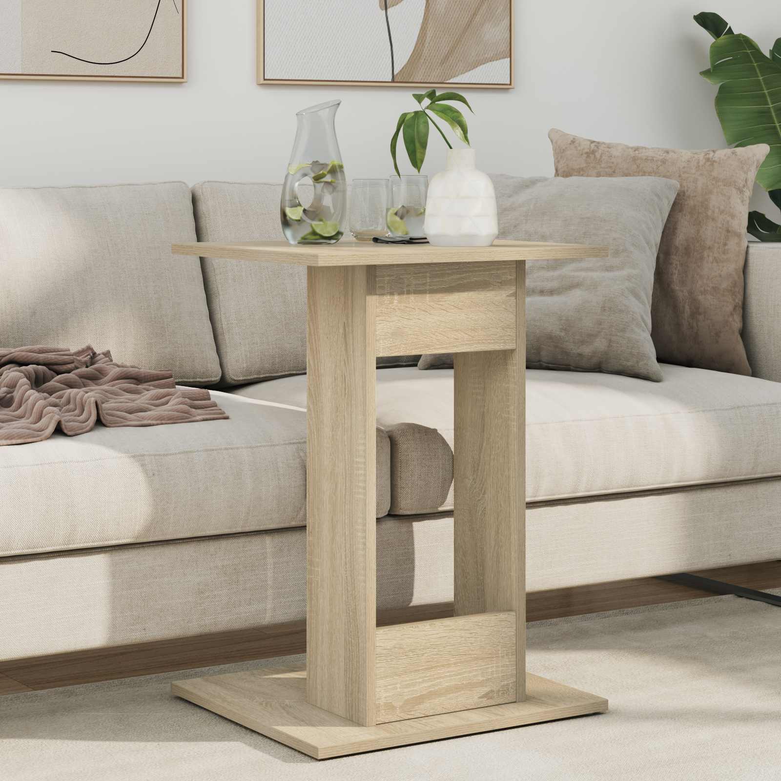 Beistelltisch Sonoma-Eiche 45 x 40 x 62,5 cm Holzwerkstoff