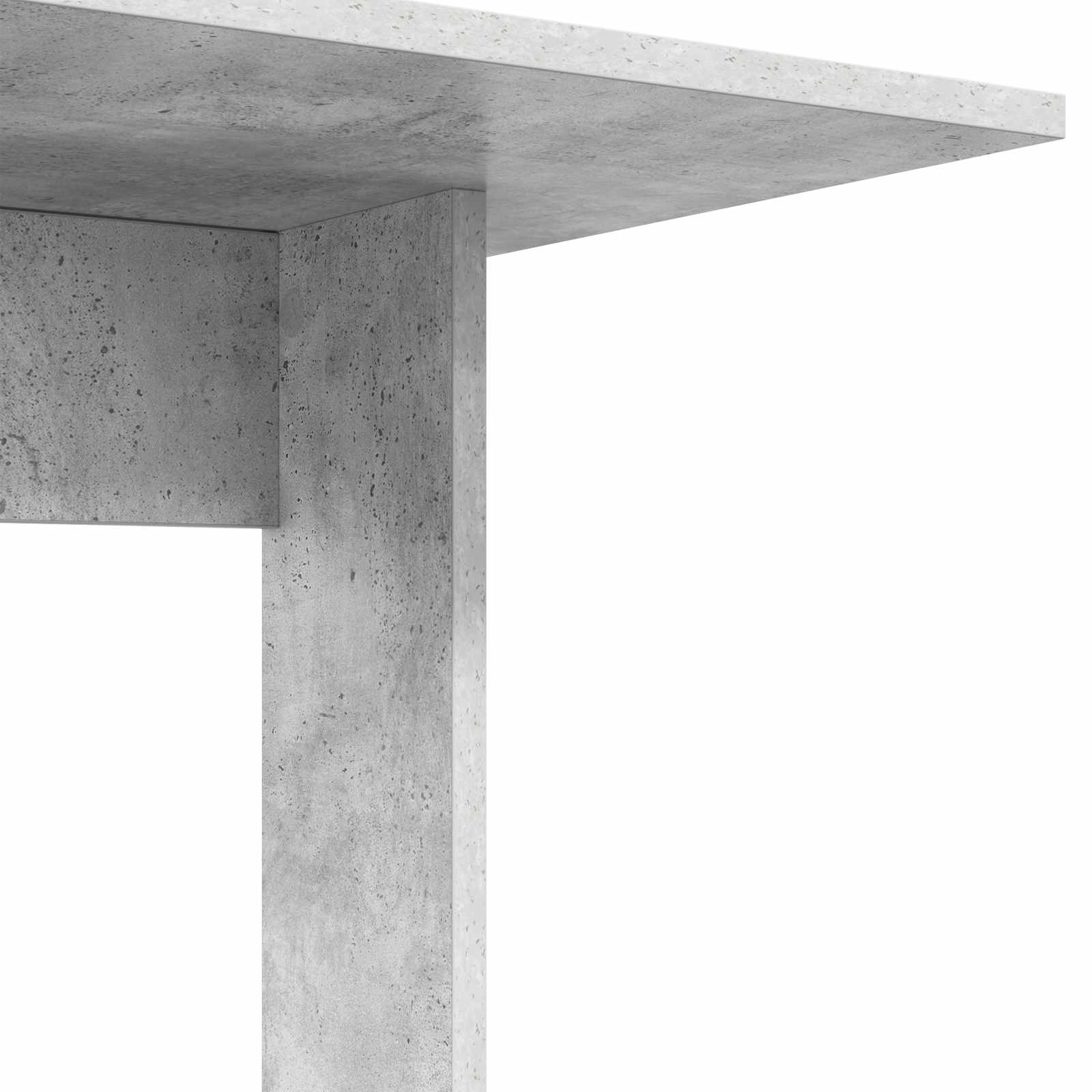 Beistelltisch Betongrau 45 x 40 x 62,5 cm Holzwerkstoff