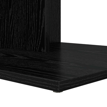 Beistelltisch Schwarz Eichen-Optik 45 x 40 x 62,5 cm