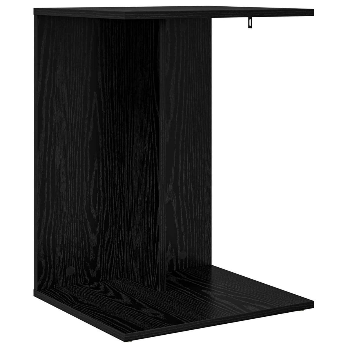 Beistelltisch Schwarz Eichen-Optik 45 x 40 x 62,5 cm
