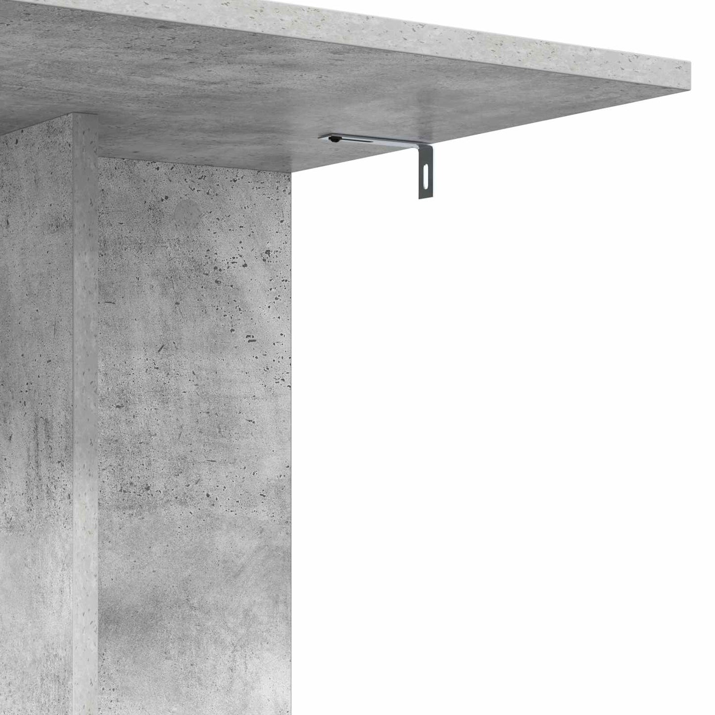 Beistelltisch Betongrau 45 x 40 x 62,5 cm Holzwerkstoff