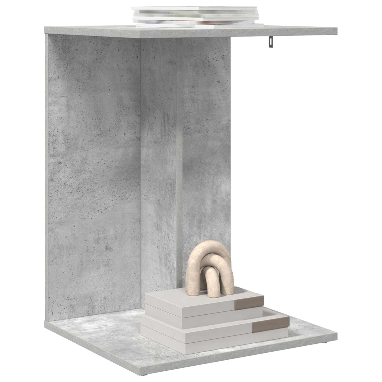 Beistelltisch Betongrau 45 x 40 x 62,5 cm Holzwerkstoff