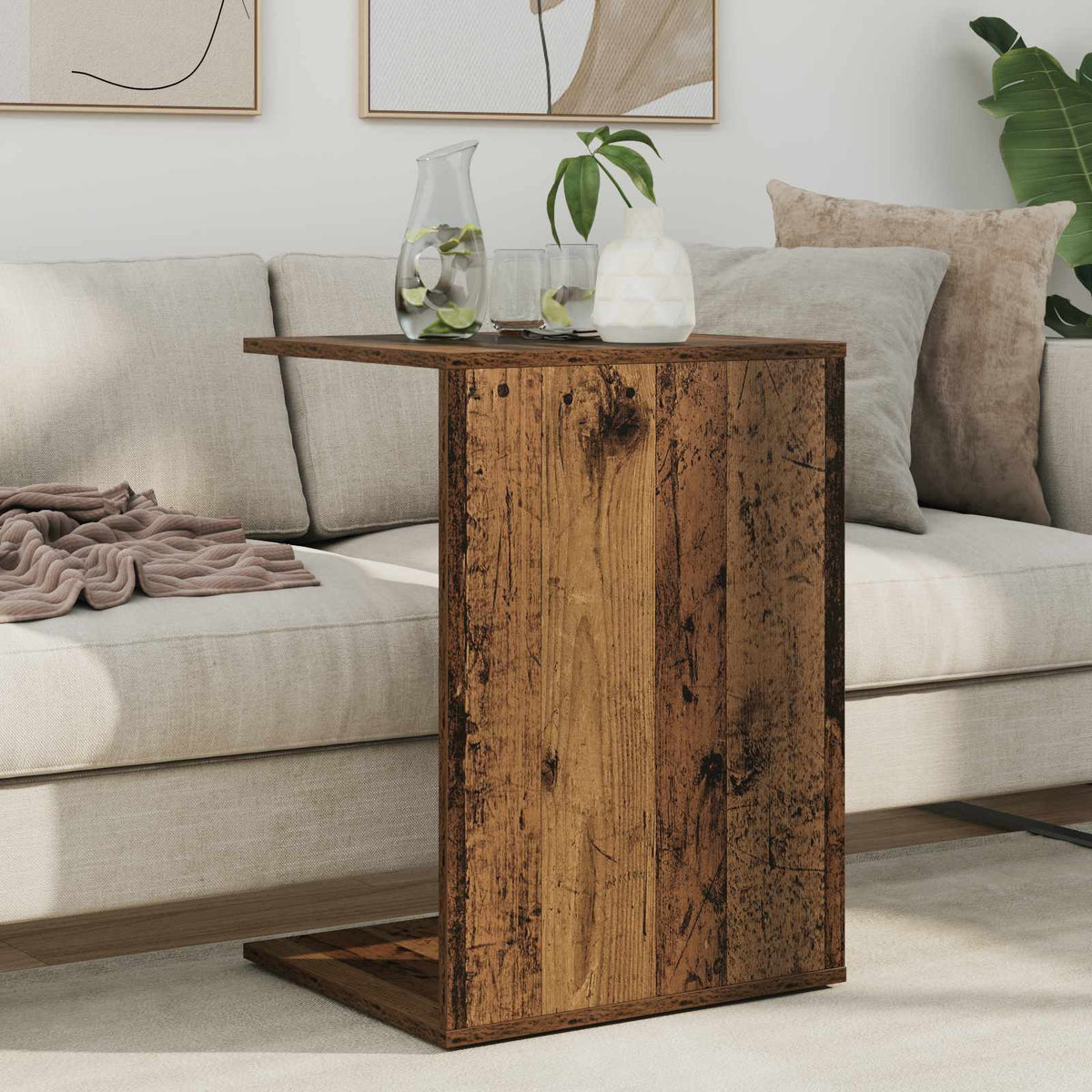 Beistelltisch Altholz 45 x 40 x 62,5 cm Holzwerkstoff