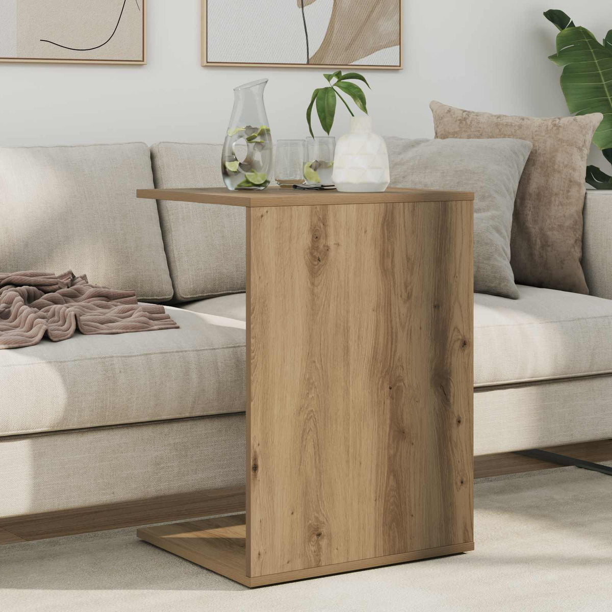 Beistelltisch Artisan-Eiche 45 x 40 x 62,5 cm Holzwerkstoff