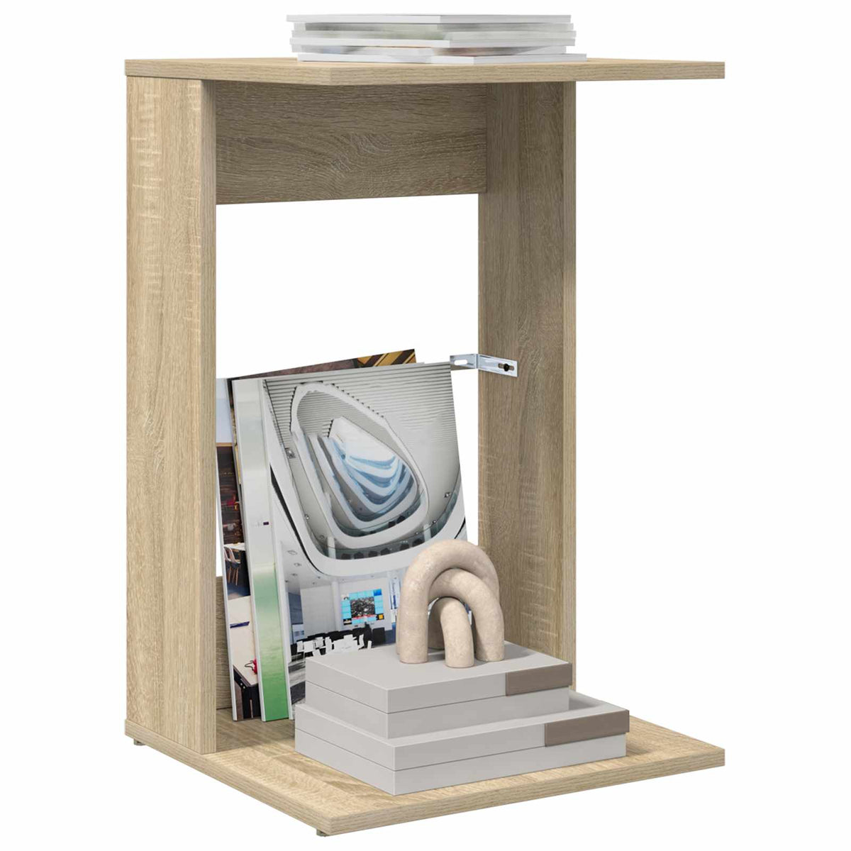 Beistelltisch Sonoma-Eiche 40 x 38 x 62,5 cm Holzwerkstoff