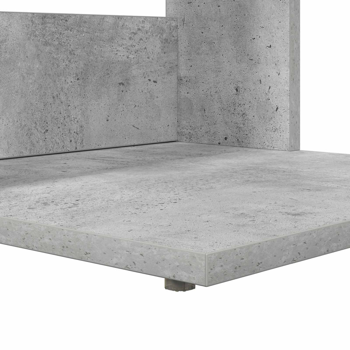 Beistelltisch Betongrau 40 x 38 x 62,5 cm Holzwerkstoff