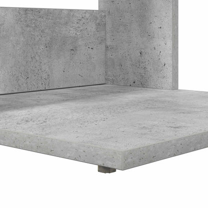 Beistelltisch Betongrau 40 x 38 x 62,5 cm Holzwerkstoff