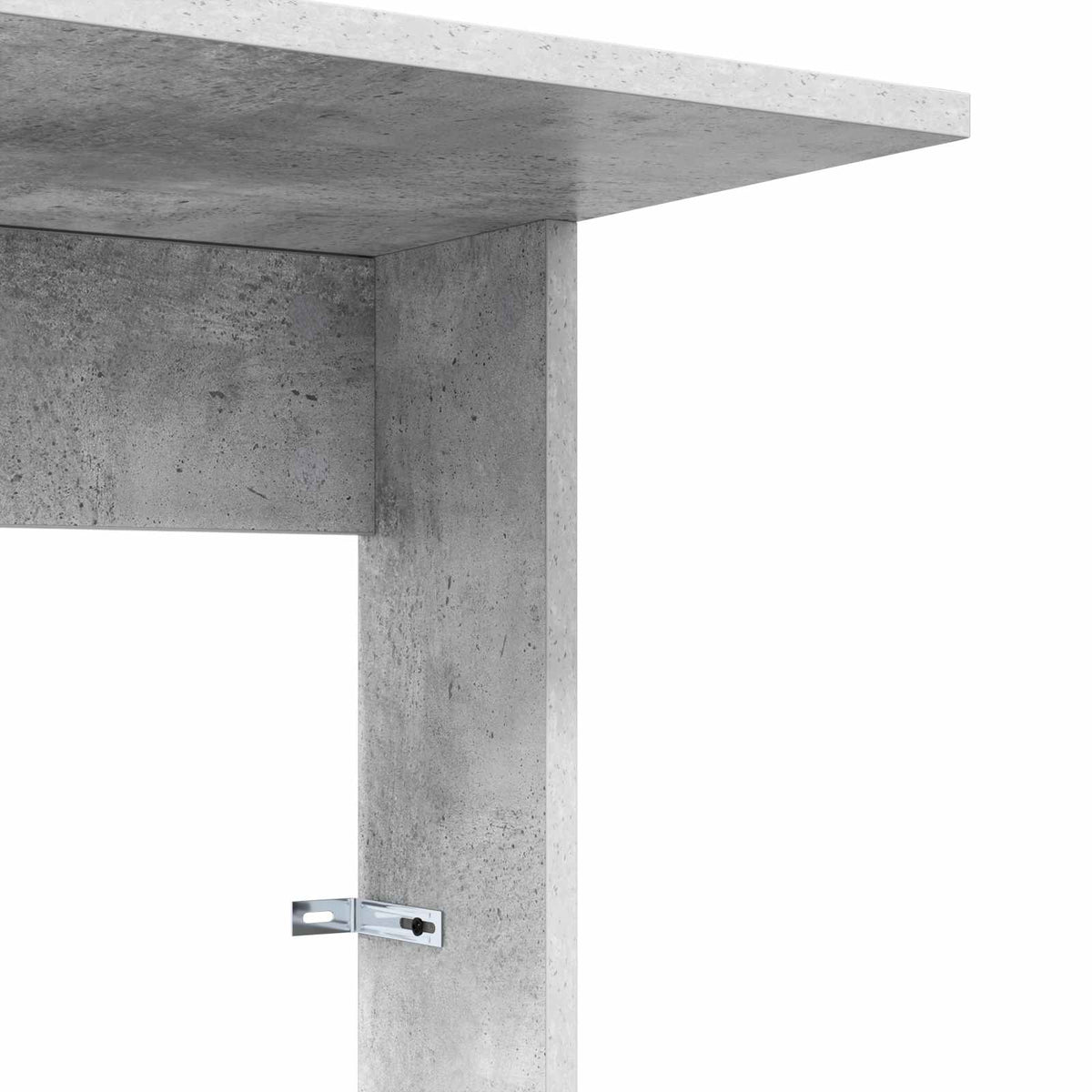 Beistelltisch Betongrau 40 x 38 x 62,5 cm Holzwerkstoff