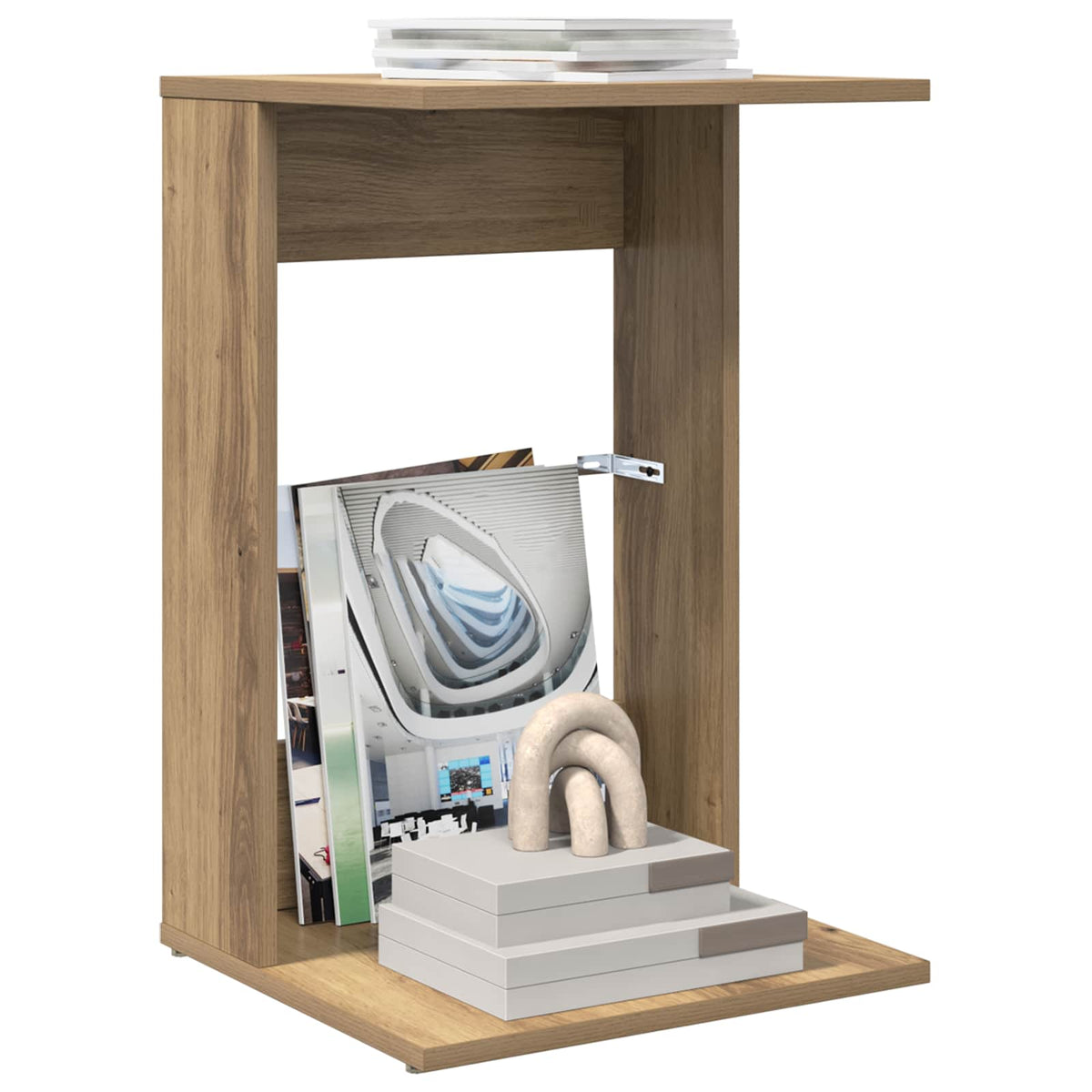 Beistelltisch Artisan-Eiche 40 x 38 x 62,5 cm Holzwerkstoff