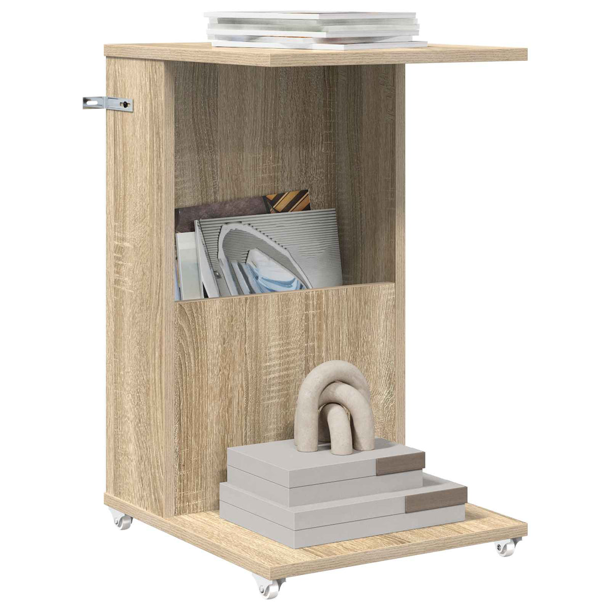 Beistelltisch Sonoma-Eiche 40 x 35 x 60 cm Holzwerkstoff