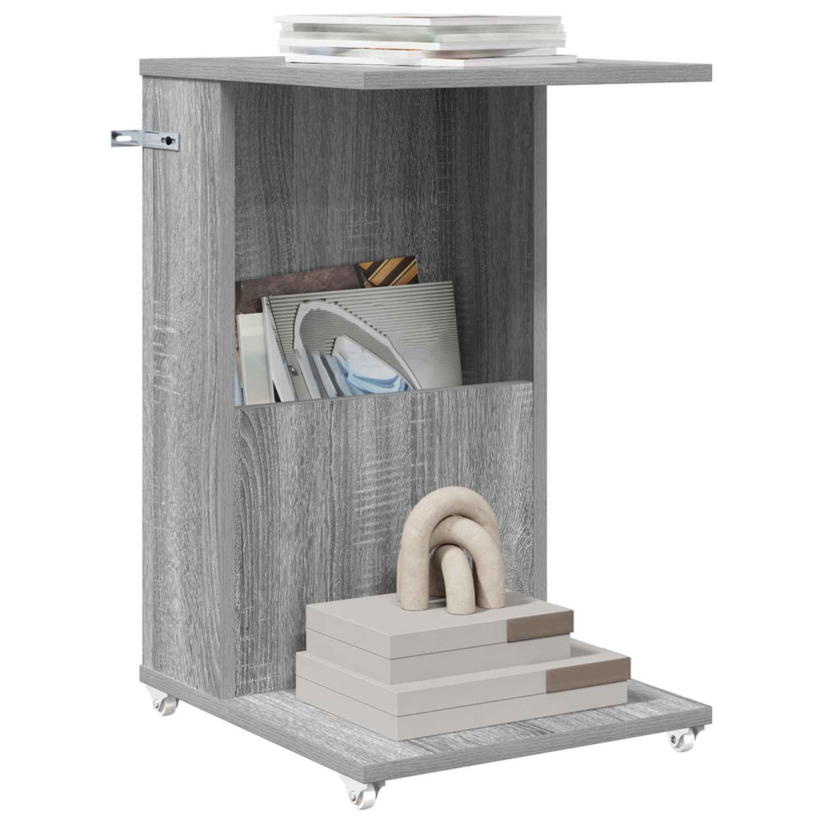 Beistelltisch 40 x 35 x 60 cm Holzwerkstoff Sonoma-Grau