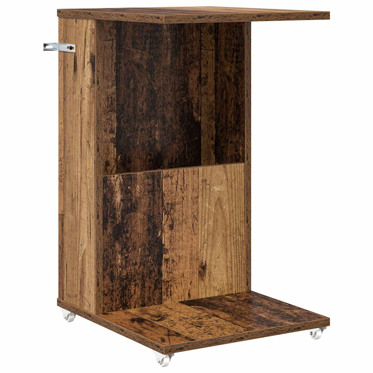 Beistelltisch Mit Rad Altholz 40 x 35 x 60 cm Holzwerkstoff