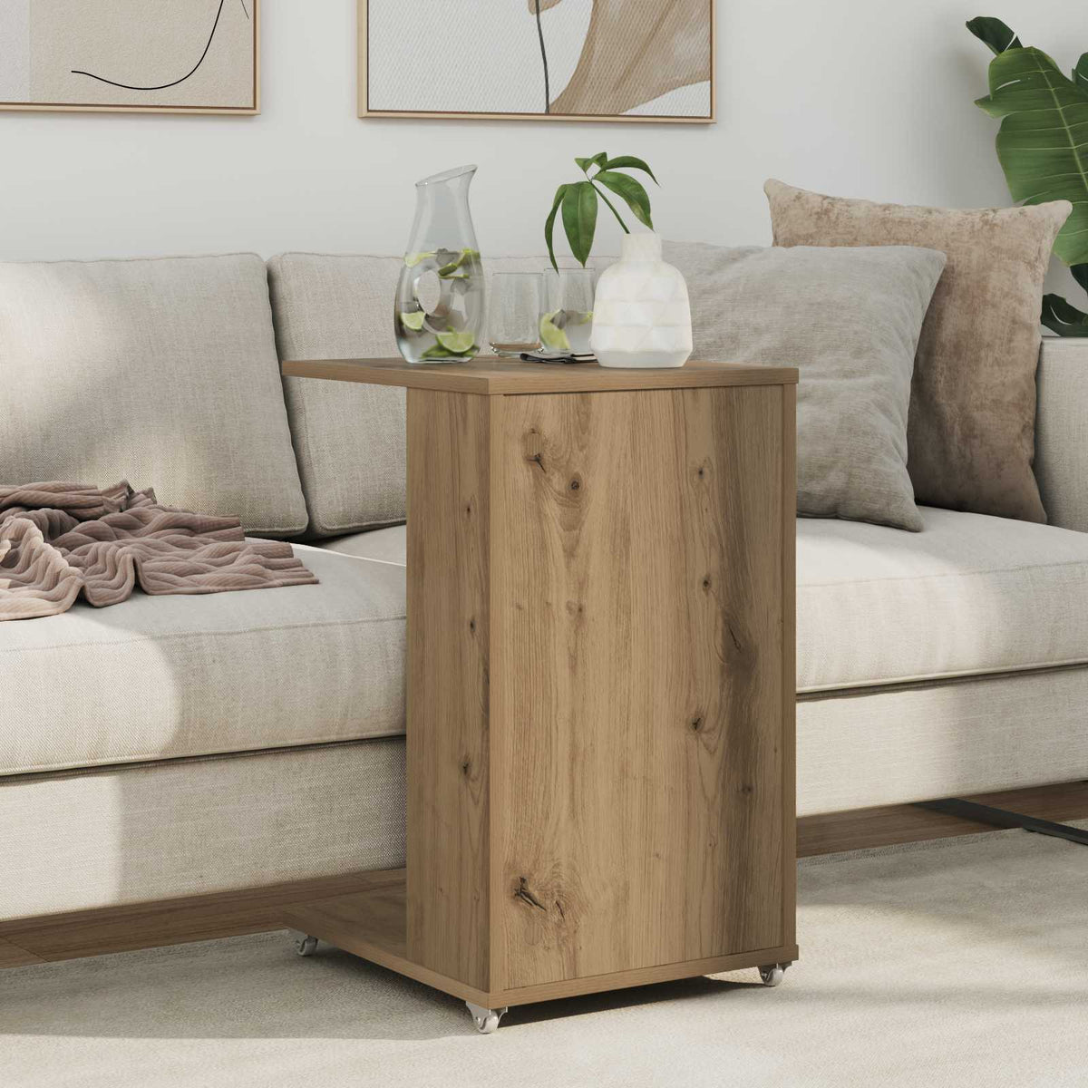 Beistelltisch Artisan-Eiche 40 x 35 x 60 cm Holzwerkstoff