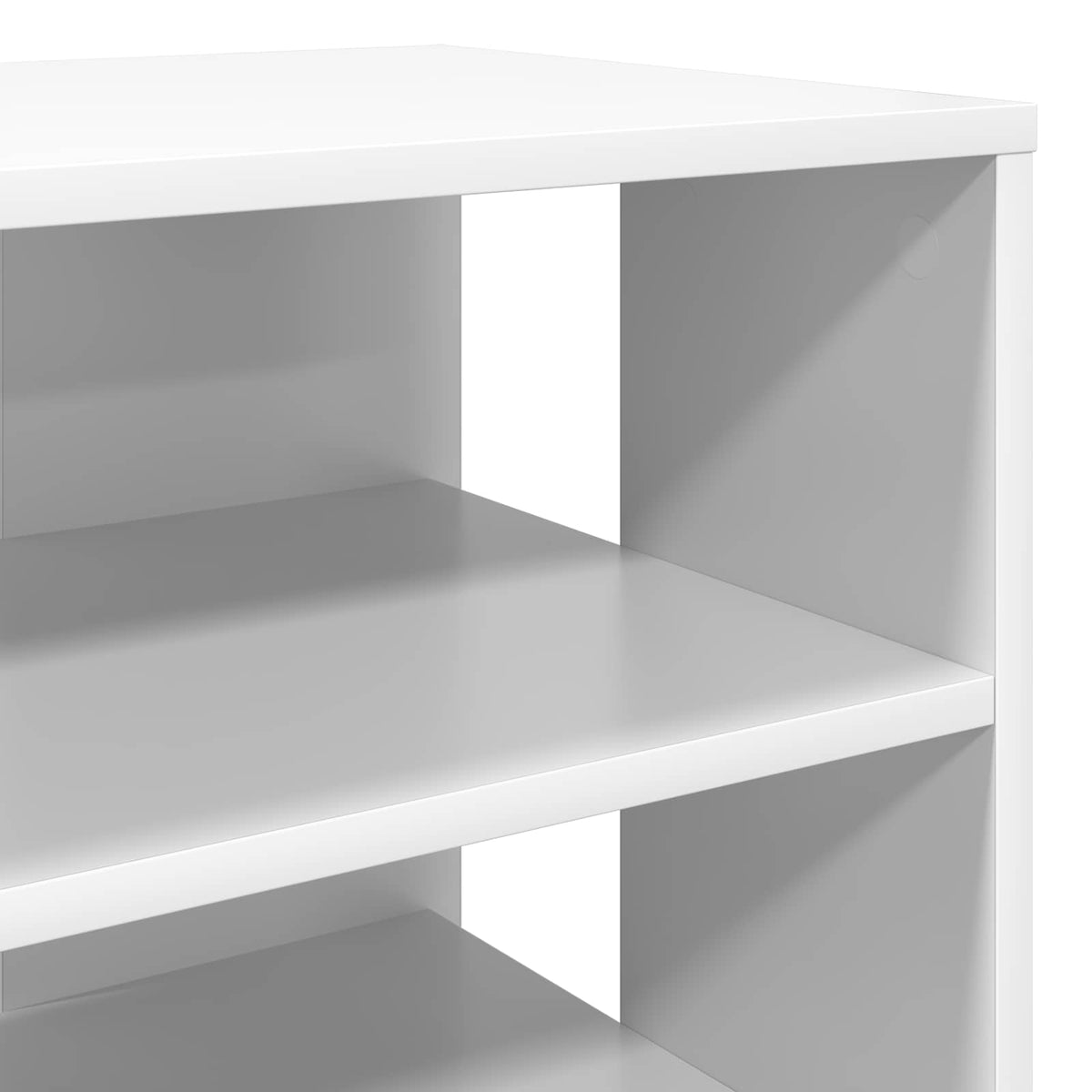 Schuhschrank 2 stk. 62 x 35 x 100 cm Holzwerkstoff Weiß