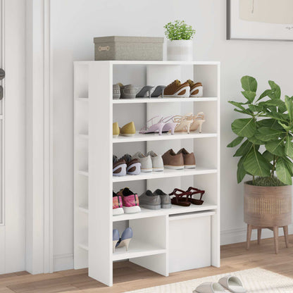 Schuhschrank 2 stk. 62 x 35 x 100 cm Holzwerkstoff Weiß