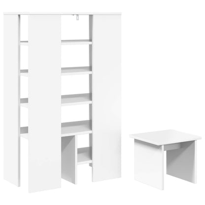 Schuhschrank 2 stk. 62 x 35 x 100 cm Holzwerkstoff Weiß