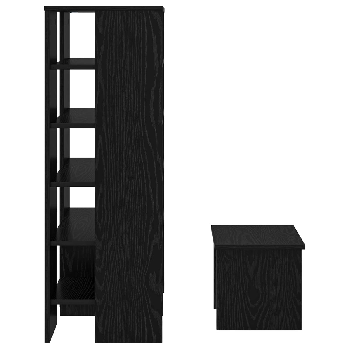 Schuhschrank 2 stk. 62 x 35 x 100 cm Holzwerkstoff