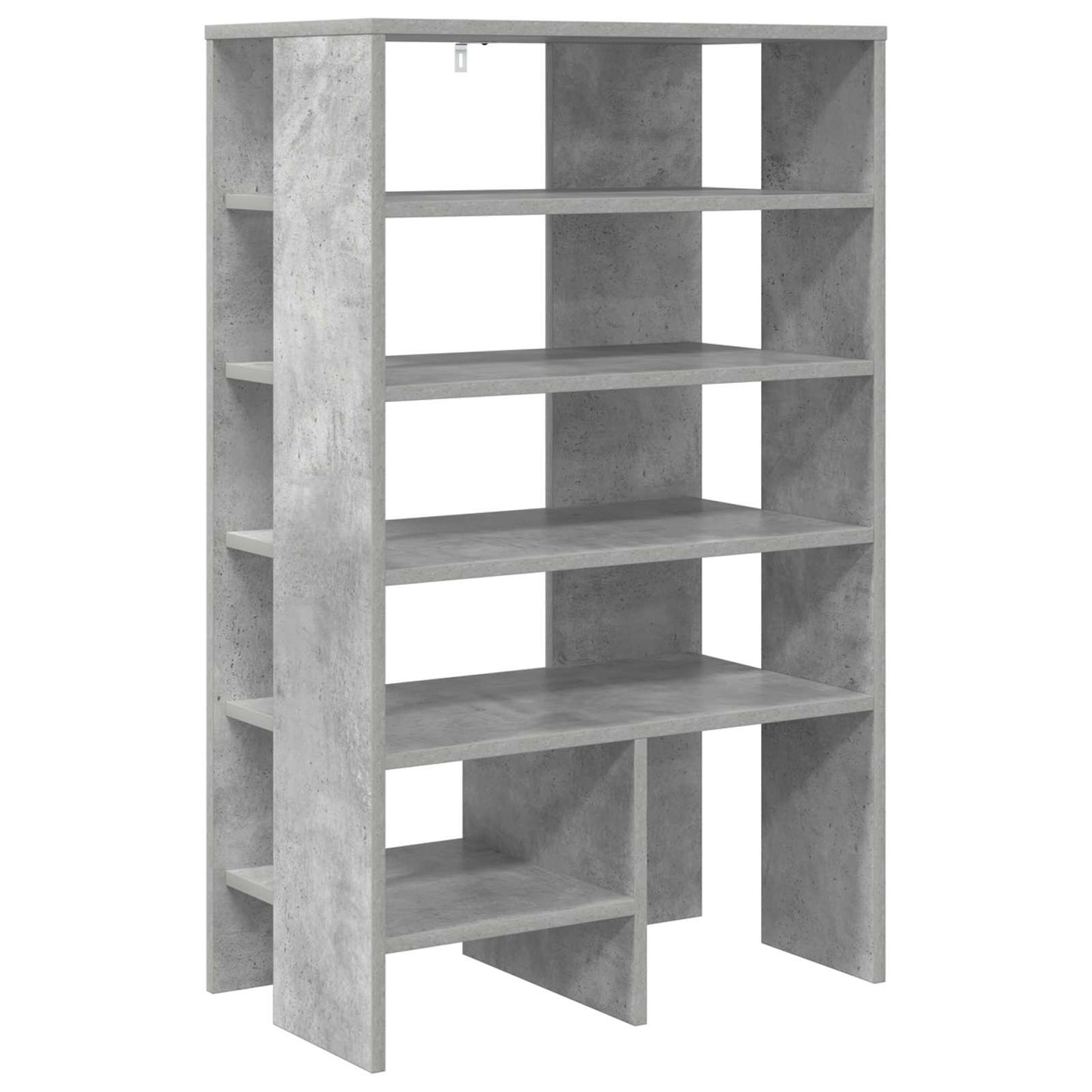 Schuhschrank 2 stk. 62 x 35 x 100 cm Holzwerkstoff Betongrau