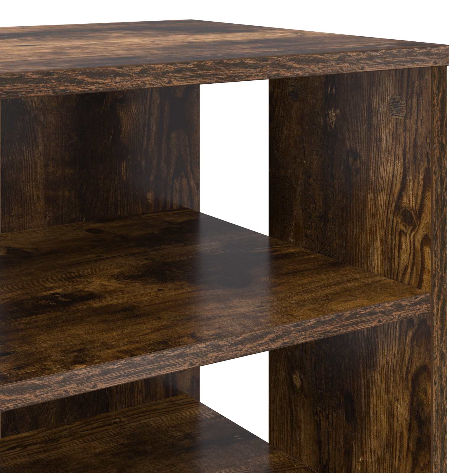 Schuhschrank 2 stk. 62 x 35 x 100 cm Holzwerkstoff Räuchereiche