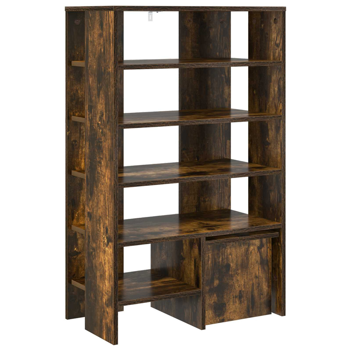 Schuhschrank 2 stk. 62 x 35 x 100 cm Holzwerkstoff Räuchereiche