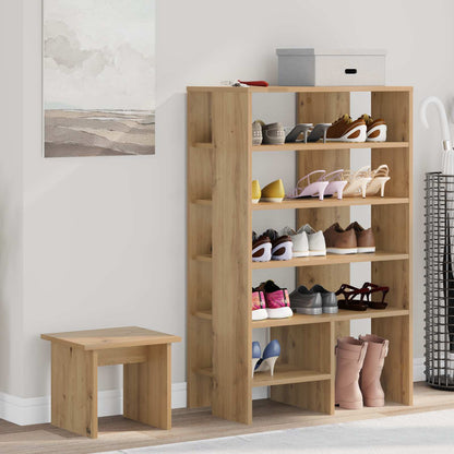 Schuhschrank 2 stk. 62 x 35 x 100 cm Holzwerkstoff