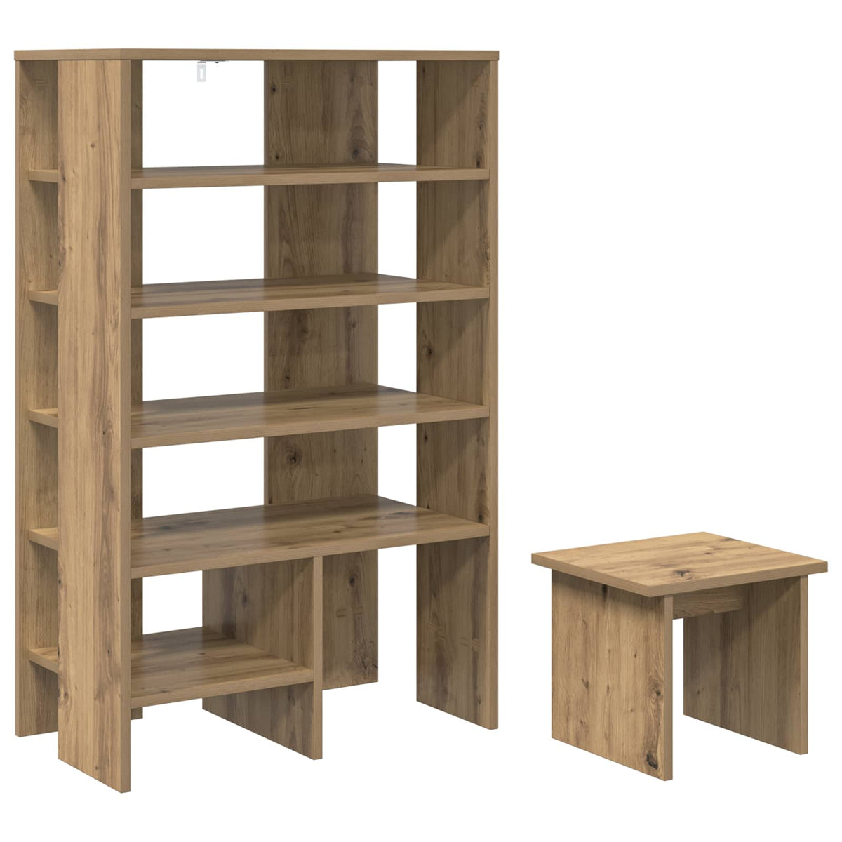 Schuhschrank 2 stk. 62 x 35 x 100 cm Holzwerkstoff