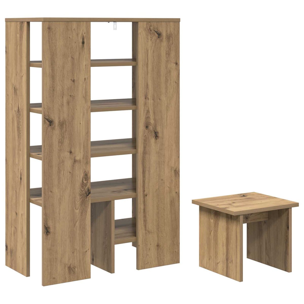 Schuhschrank 2 stk. 62 x 35 x 100 cm Holzwerkstoff