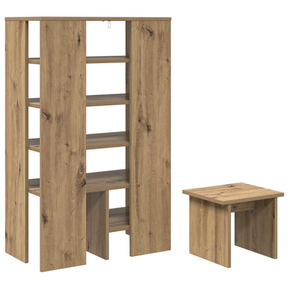 Schuhschrank 2 stk. 62 x 35 x 100 cm Holzwerkstoff