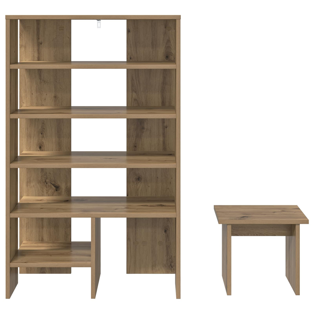 Schuhschrank 2 stk. 62 x 35 x 100 cm Holzwerkstoff