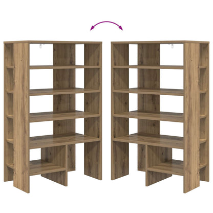 Schuhschrank 2 stk. 62 x 35 x 100 cm Holzwerkstoff