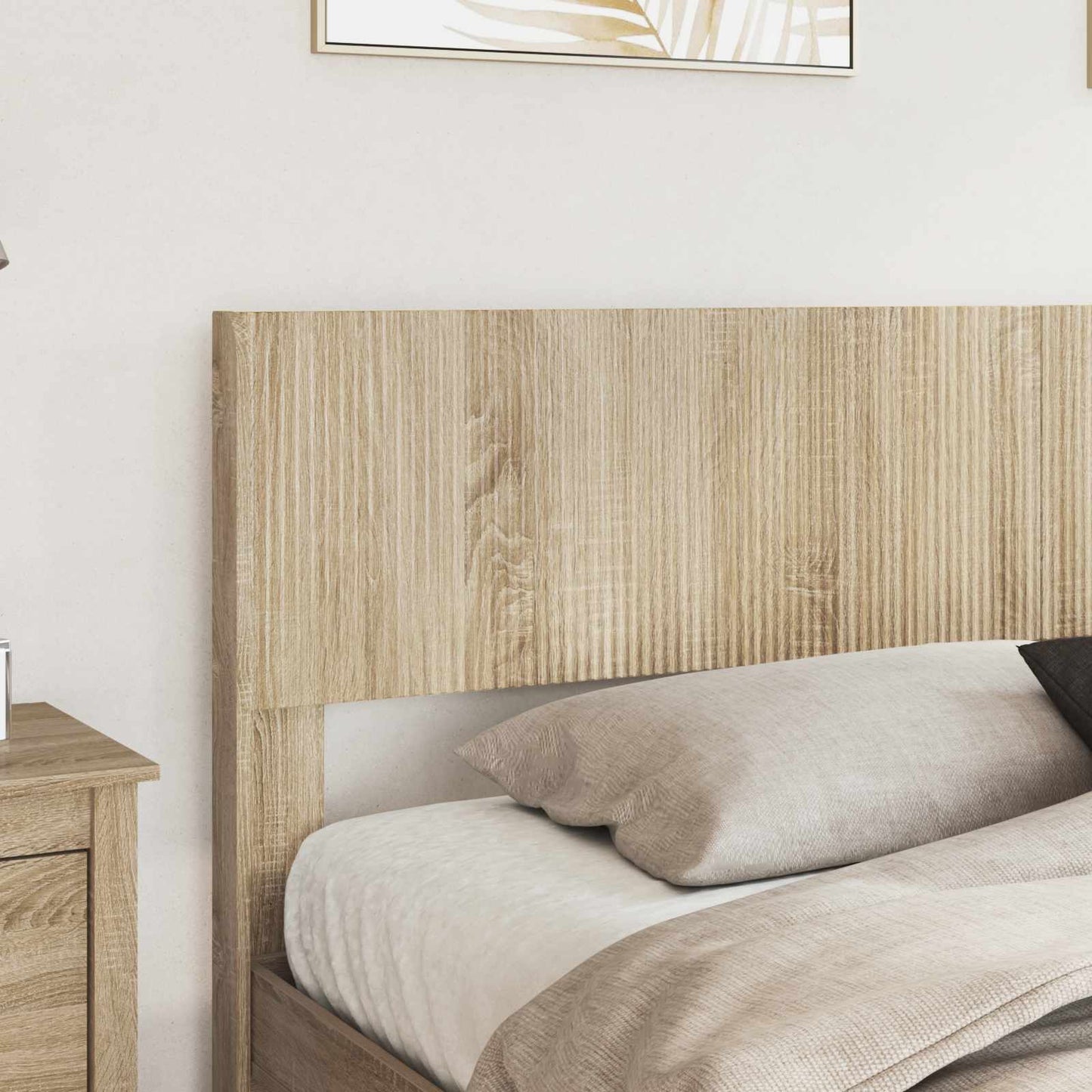 Bettgestell mit Stauraum und Kopfteil 2 stk. Holzwerkstoff