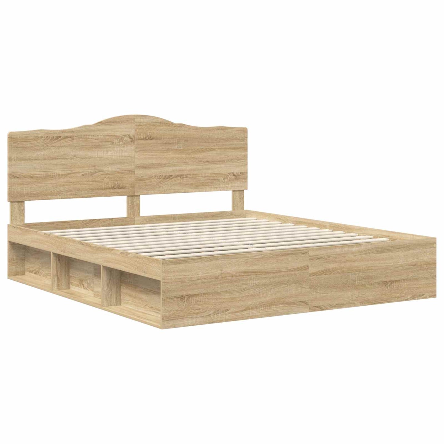 Bettrahmen Sonoma 200 x 200 cm Massives Kiefernholz