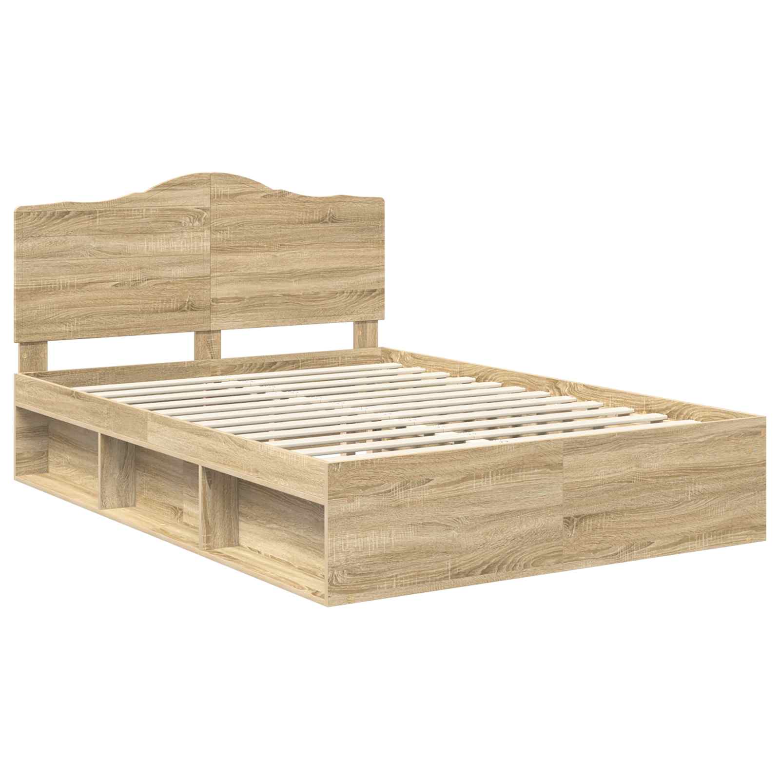Bettrahmen Sonoma 140 x 200 cm Massives Kiefernholz