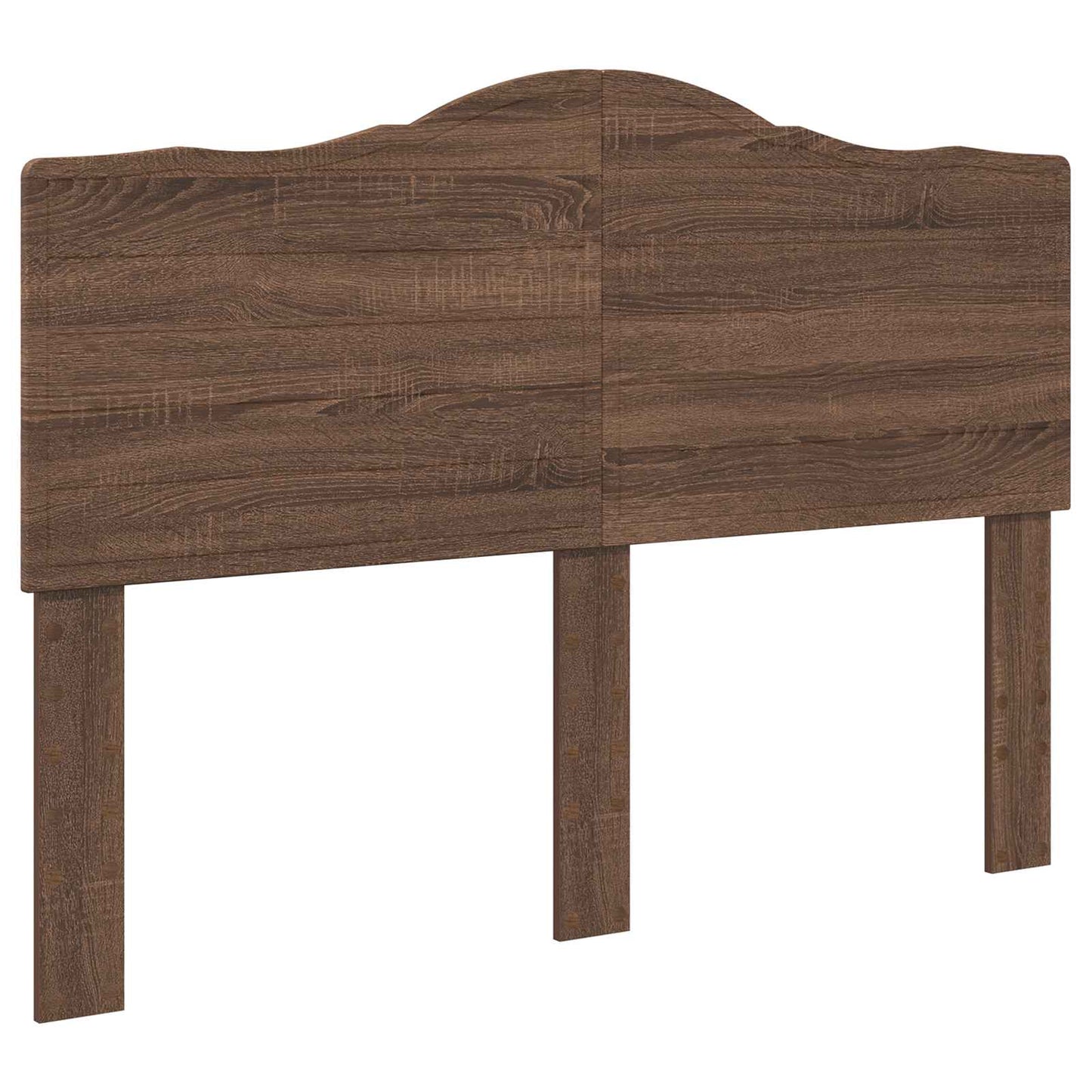 Bettrahmen Braun Eichen-Optik 140 x 200 cm Massives Kiefernholz