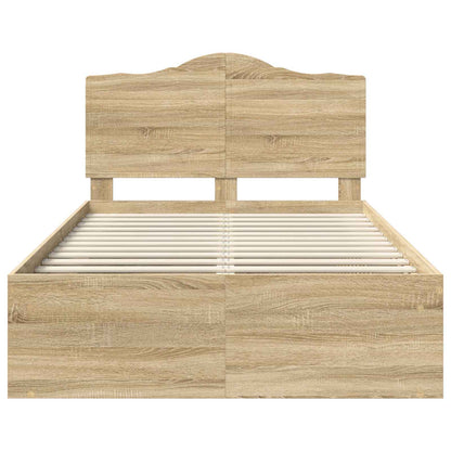Bettrahmen Sonoma 120 x 190 cm Massives Kiefernholz
