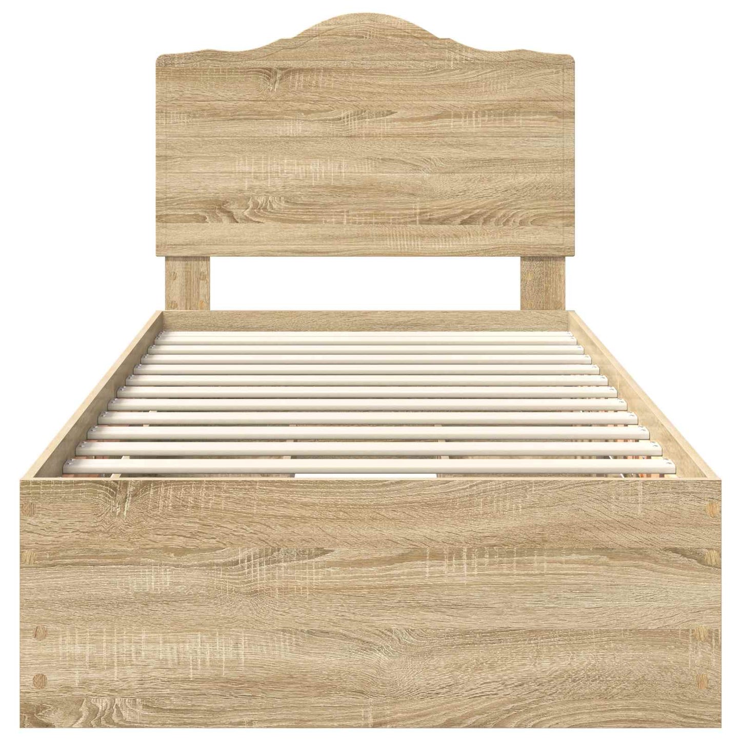 Bettrahmen Sonoma-Eiche 100 x 200 cm Ingenieurs Holz