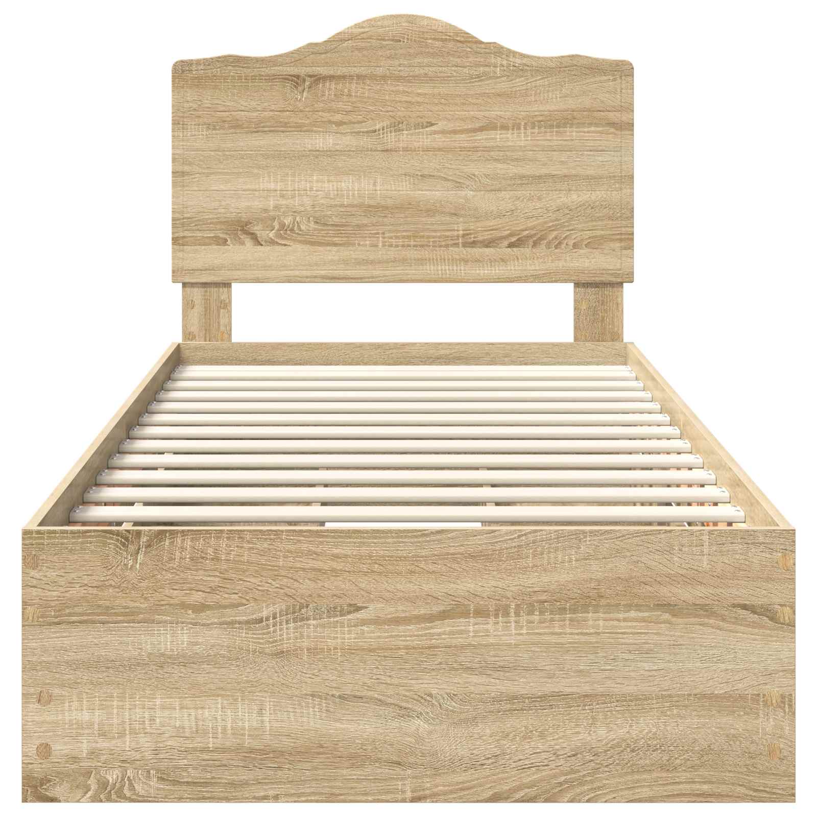 Bettrahmen Sonoma-Eiche 100 x 200 cm Ingenieurs Holz