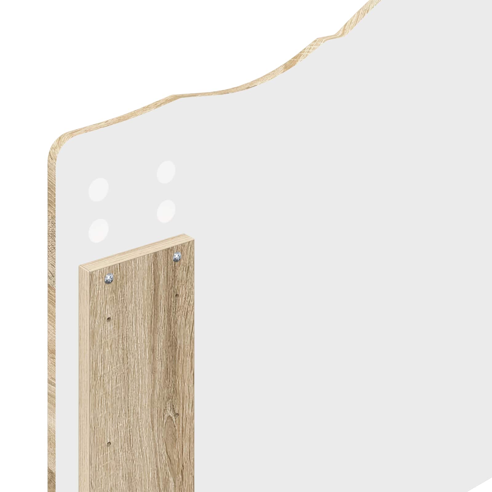 Aufbewahrungsbett Sonoma-Eiche 100 x 200 cm Holzwerkstoff