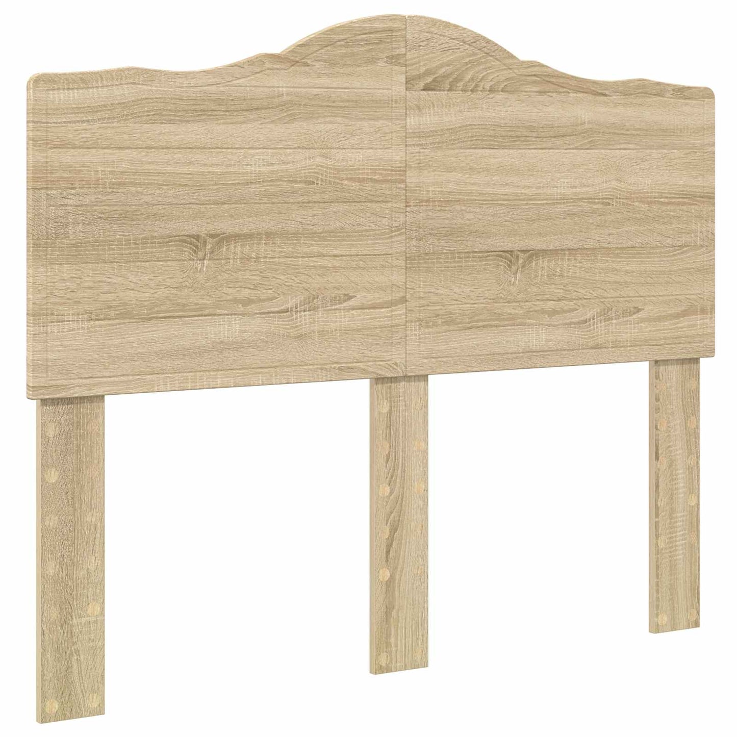 Bettrahmen mit Kopfteil Sonoma-Eiche 135 x 190 cm Holzwerkstoff