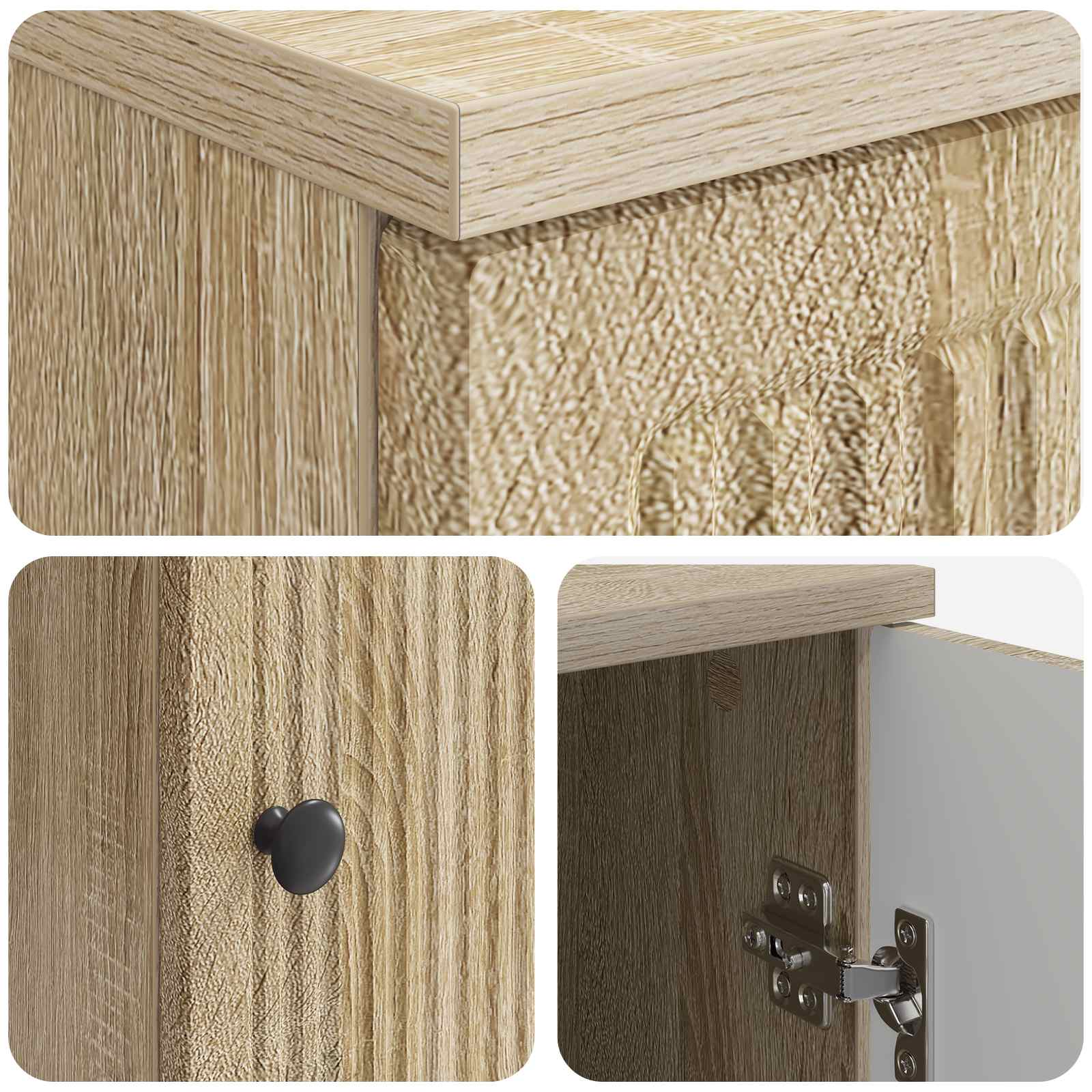 Schreibtisch Sonoma-Eiche Holzwerkstoff 142,5 x 50 x 75 cm