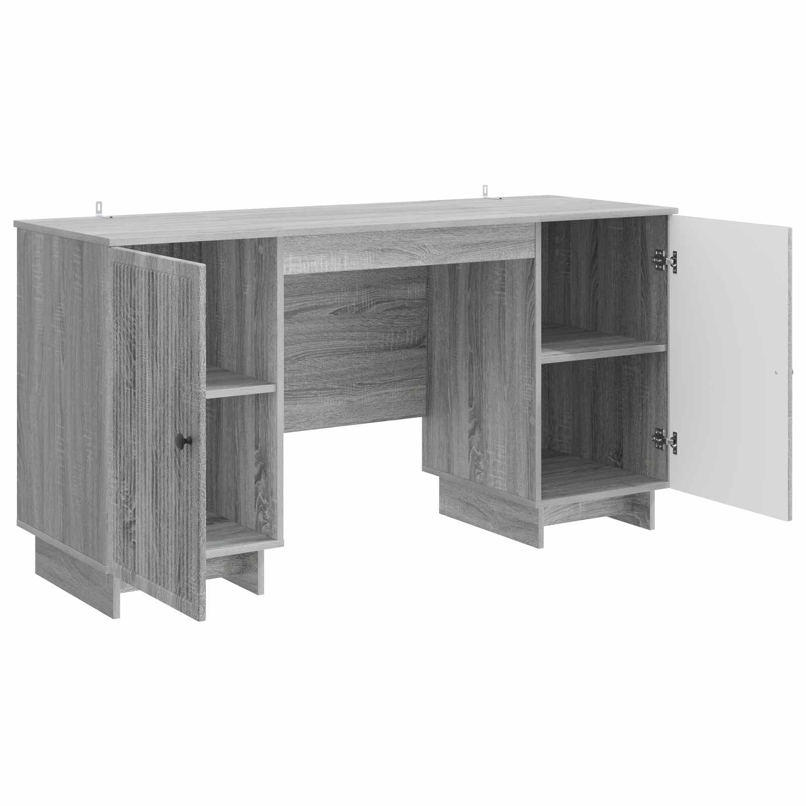 Schreibtisch Grau Sonoma Holzwerkstoff 142,5 x 50 x 75 cm