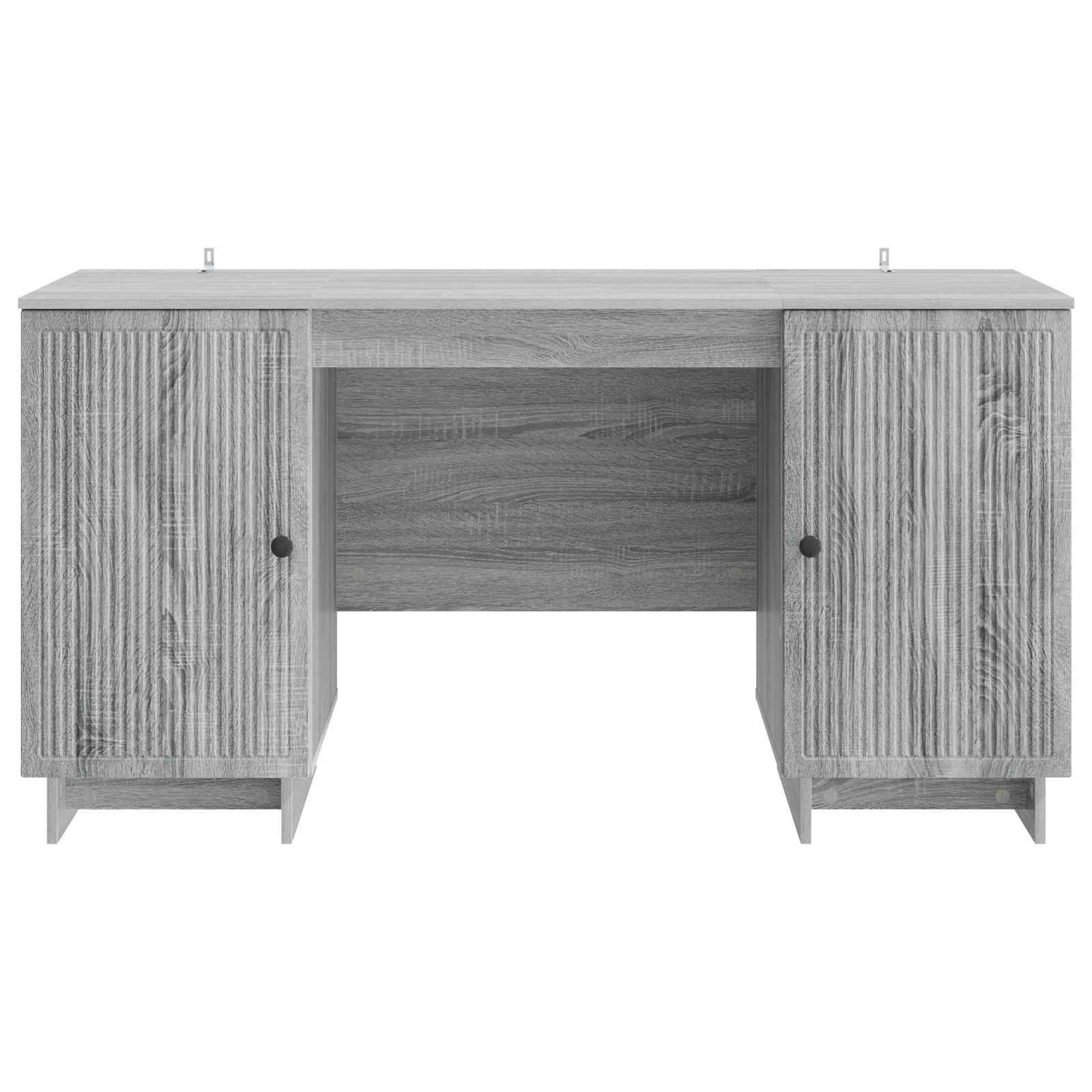 Schreibtisch Grau Sonoma Holzwerkstoff 142,5 x 50 x 75 cm