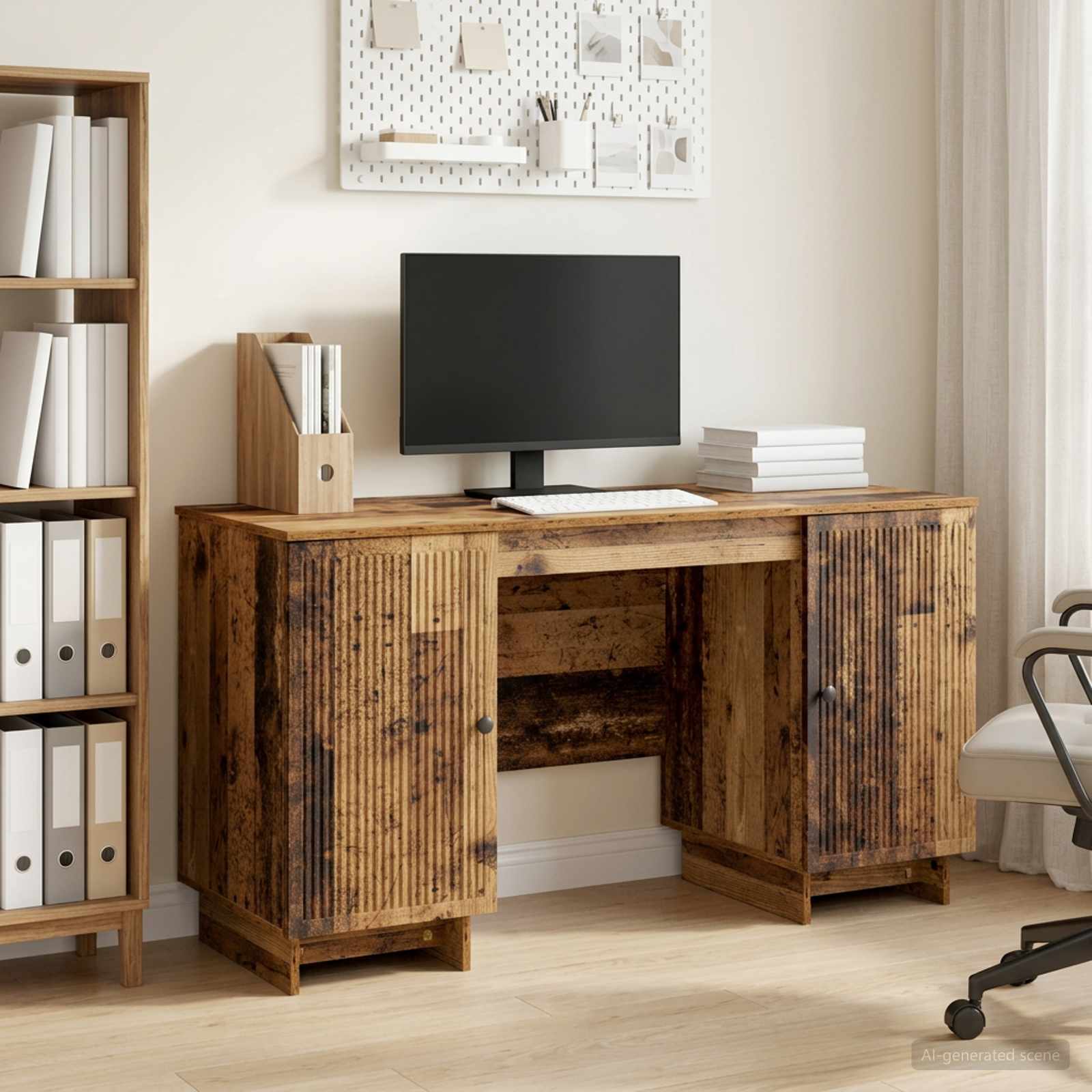 Schreibtisch Altholz Holzwerkstoff 142,5 x 50 x 75 cm