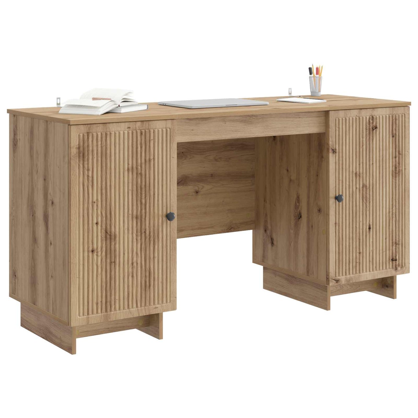 Schreibtisch Artisan-Eiche Holzwerkstoff 142,5 x 50 x 75 cm