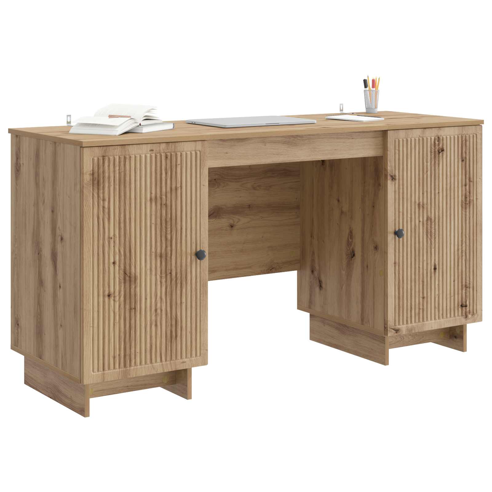 Schreibtisch Artisan-Eiche Holzwerkstoff 142,5 x 50 x 75 cm