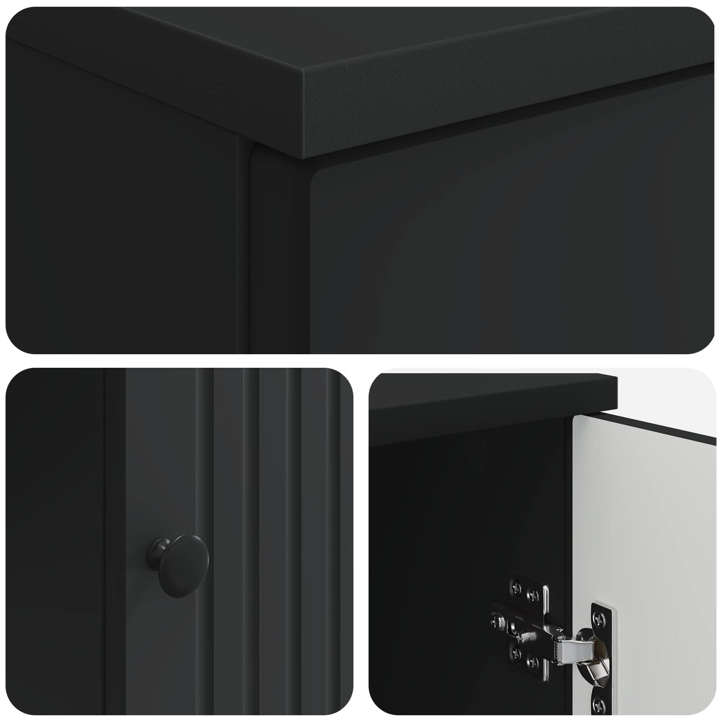 Schreibtisch mit Regal Schwarz 142,5 x 50 x 75 cm Holzwerkstoff